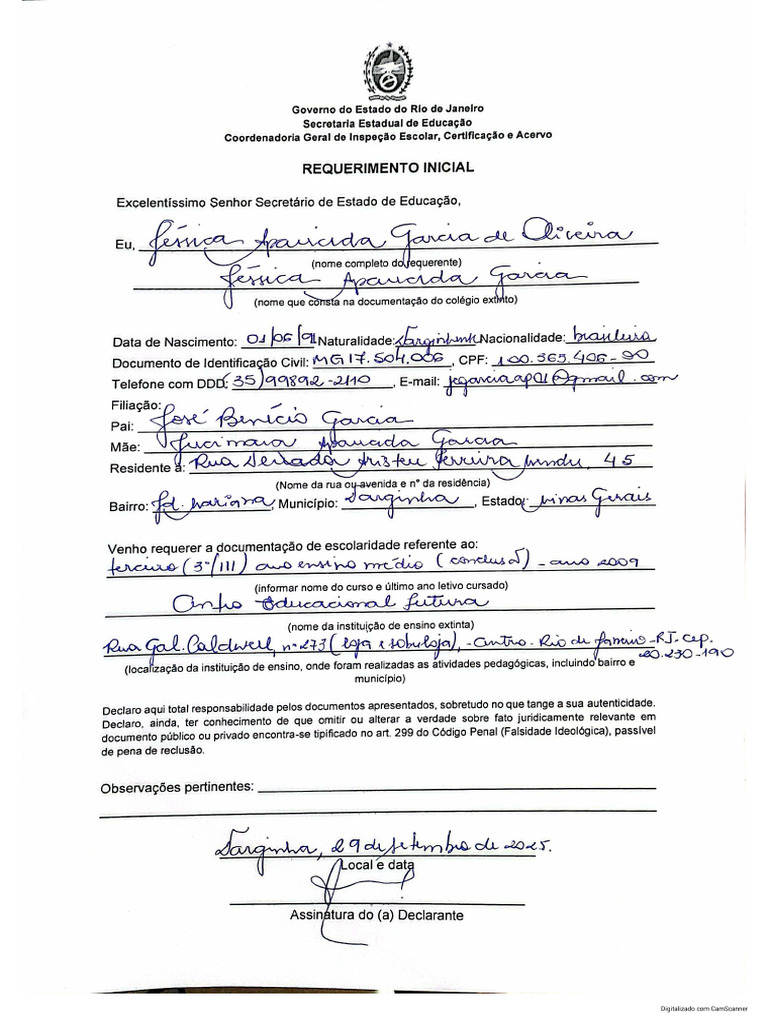 Requerimento Inicial | PDF
