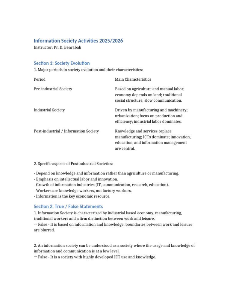 Understanding Information Society Trends | PDF | Society | Knowledge
