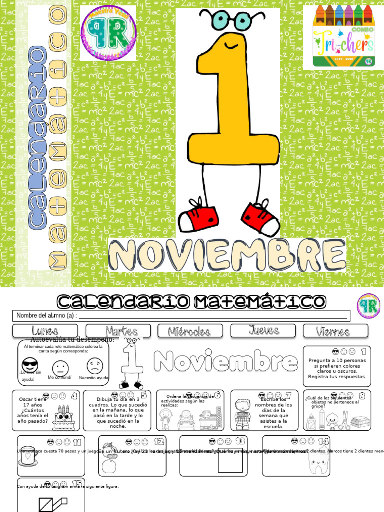 Cal Mat Nov 1 | PDF