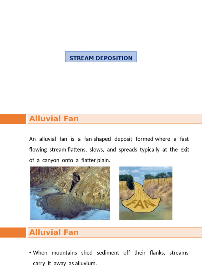 Lecture 09 17.06.2021 Stream Deposition | PDF | River Delta | Floodplain