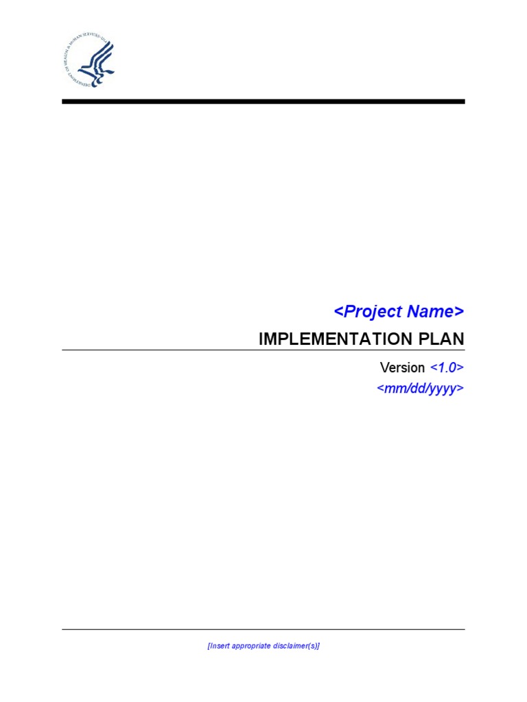 Implementation Plan Template | PDF | Computers
