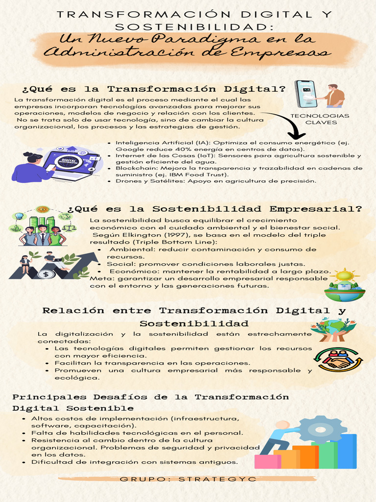 Transformación Digital y Sostenibilidad Empresarial | PDF ...