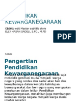 Pendidikan Kewarganegaraan