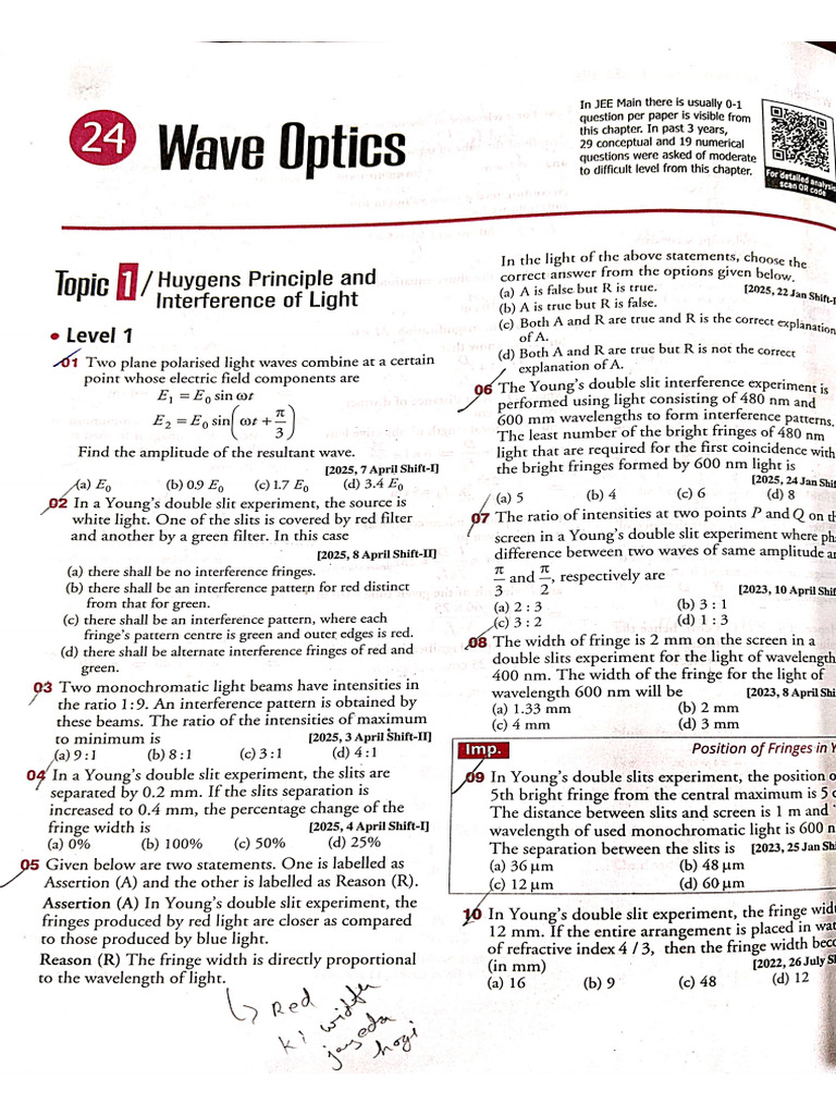 Wave Optics | PDF