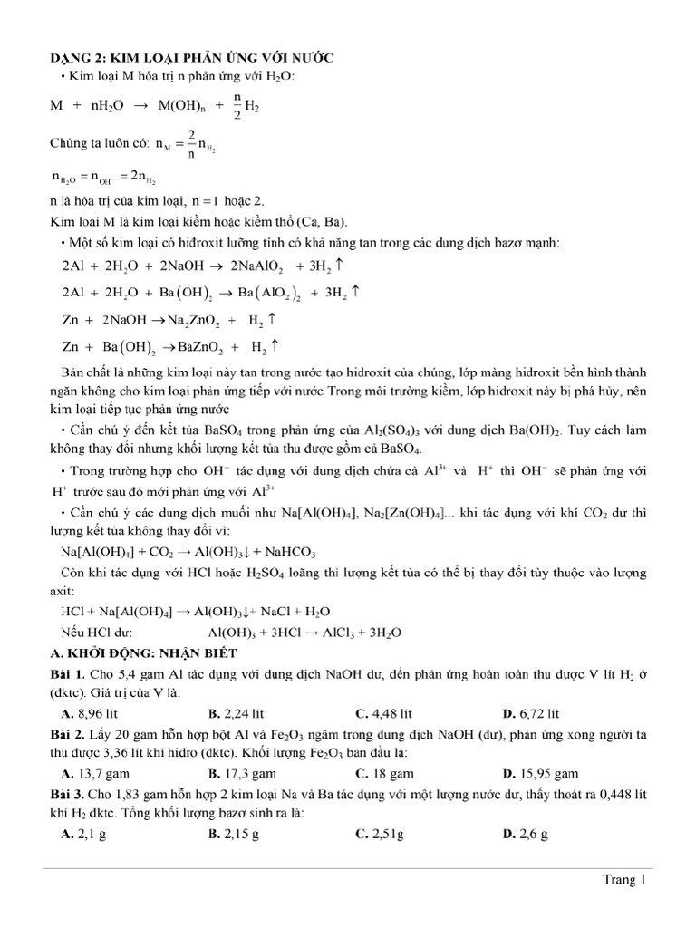 D NG 2 KIM LO I PH N NG V I NƯ C.PDF - Google Drive | PDF
