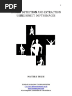 Download Human Detection and Extraction Using Kinect Depth Images Thesis by Raghavendra Sanjamala SN93972809 doc pdf