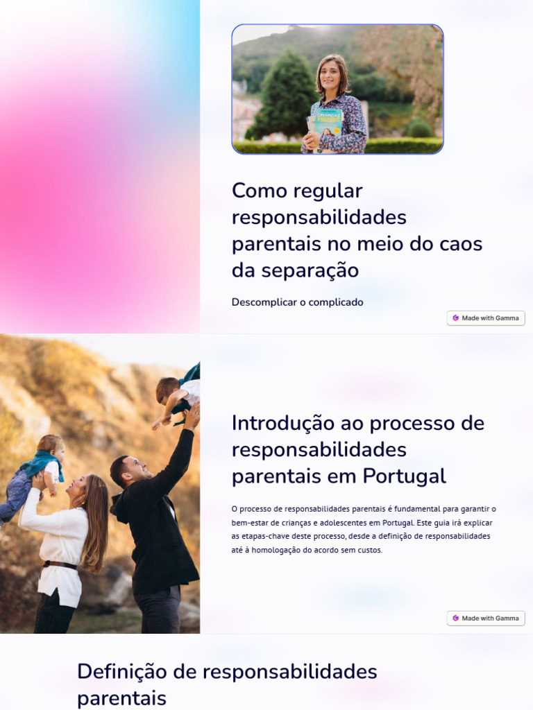 Regularização de Responsabilidades Parentais | PDF | Família | Mediação