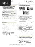Unit 7 Test for 6th Grade Students | PDF | Foods | Cuisine
