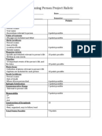 Amazing Person Project Rubric Final