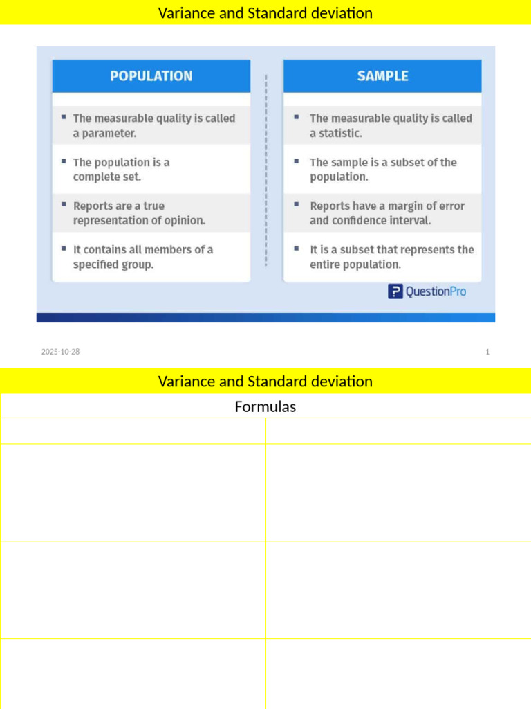 2.1.h Variance and Standard Deviation (31-35) | PDF