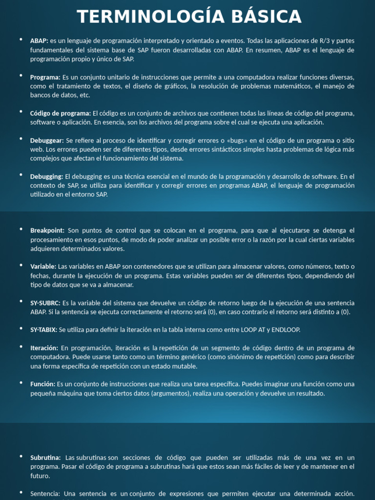 2 - Terminología Básica | PDF | Programa de computadora | Programación