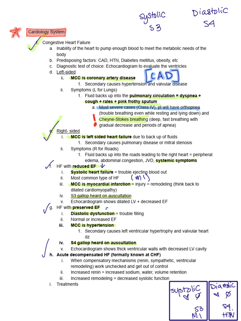 Comprehensive Guide to Heart Failure and Cardiomyopathy | PDF | Heart ...