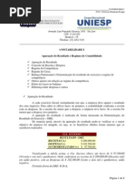Apostila Apuração do Resultado e Regime contabil - Alunos