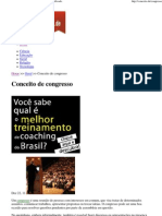 Conceito de Congresso - O Que É, Definição e Significado