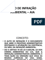 Auto de Infração Ambiental - Aia