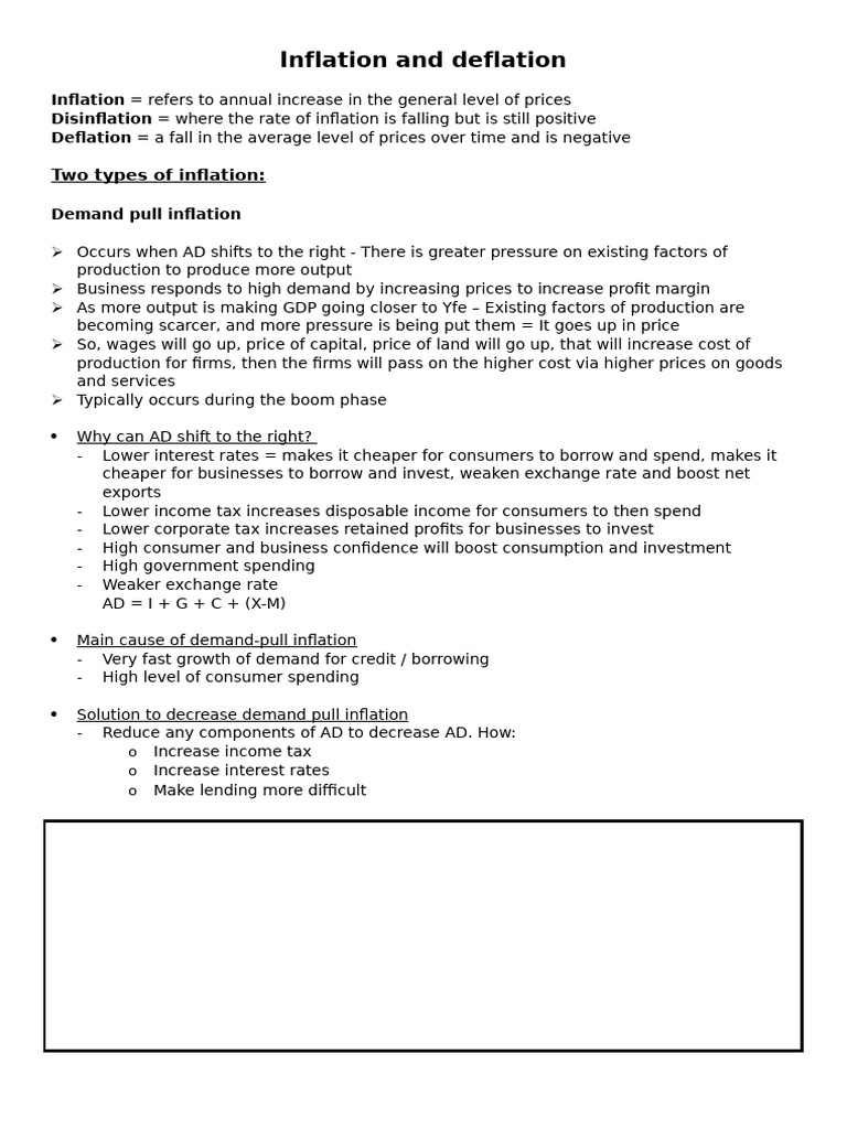 Understanding Inflation and Deflation Dynamics | PDF | Inflation ...