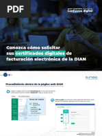 Solicitud Certificado Digital DIAN Gratis | PDF | Informática