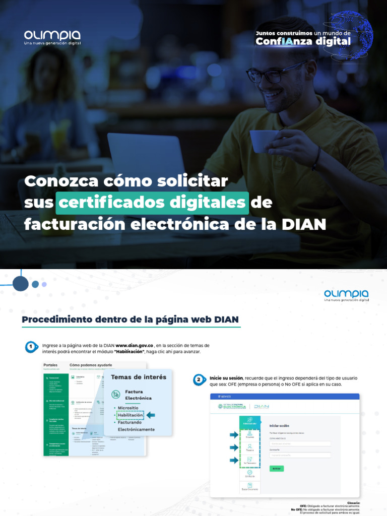 Solicitud de Certificado Digital DIAN | PDF | Red mundial | Internet y web