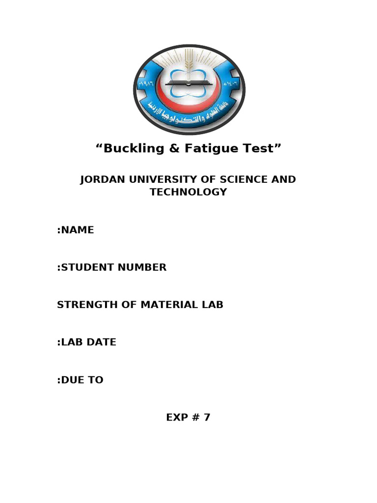 Buckling and Fatigue Testing Methods | PDF | Buckling | Fracture