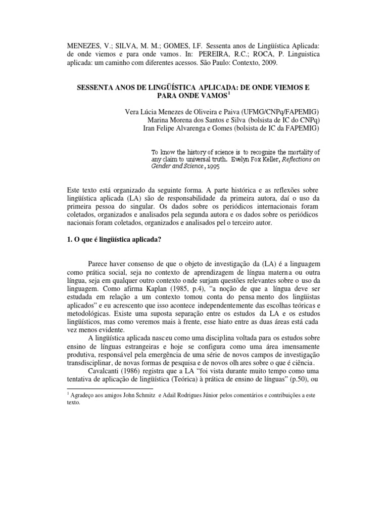 Linguistica Aplicada Indisciplinar Pdf