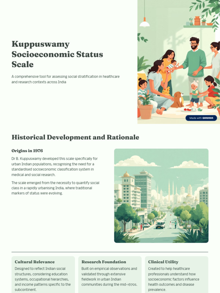 Kuppuswamy Socioeconomic Status Scale | PDF | Economics | Social ...