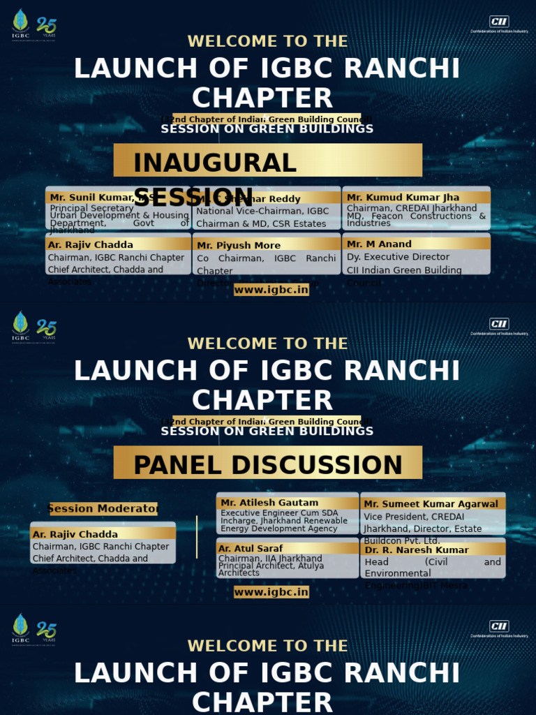 Launch of IGBC Ranchi Chapter Event | PDF
