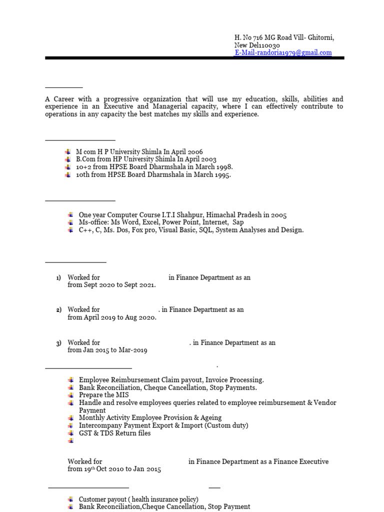 Rustam Singh Resume (1) | PDF
