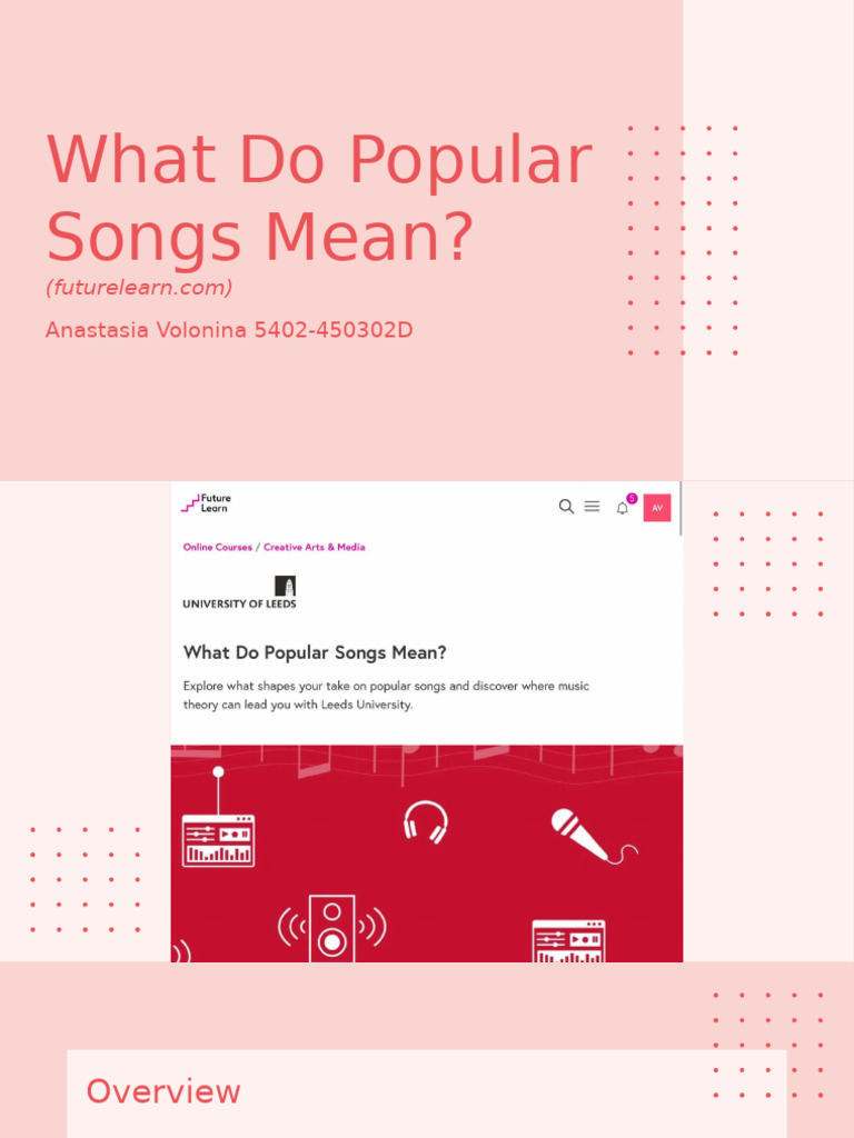 Analyzing Popular Song Meanings | PDF