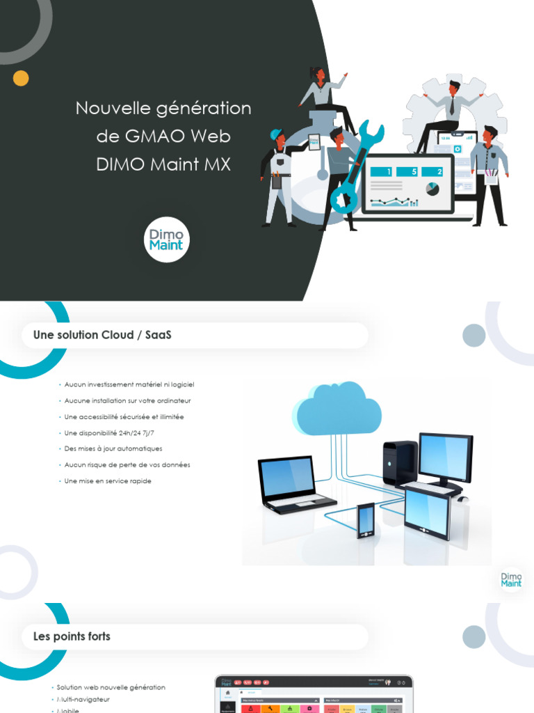 GMAO Web : Solution Cloud Innovante | PDF | Informatique | Ingénierie ...