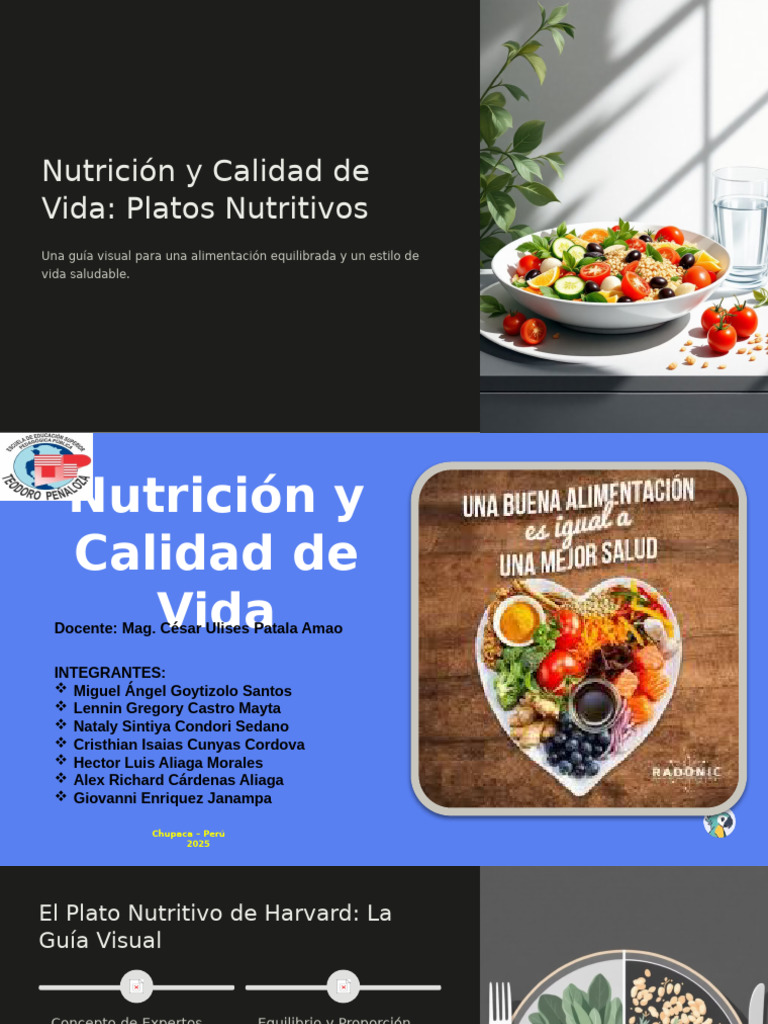 Platos Nutritivos para una Vida Saludable | PDF | Nutrición | Dieta y ...