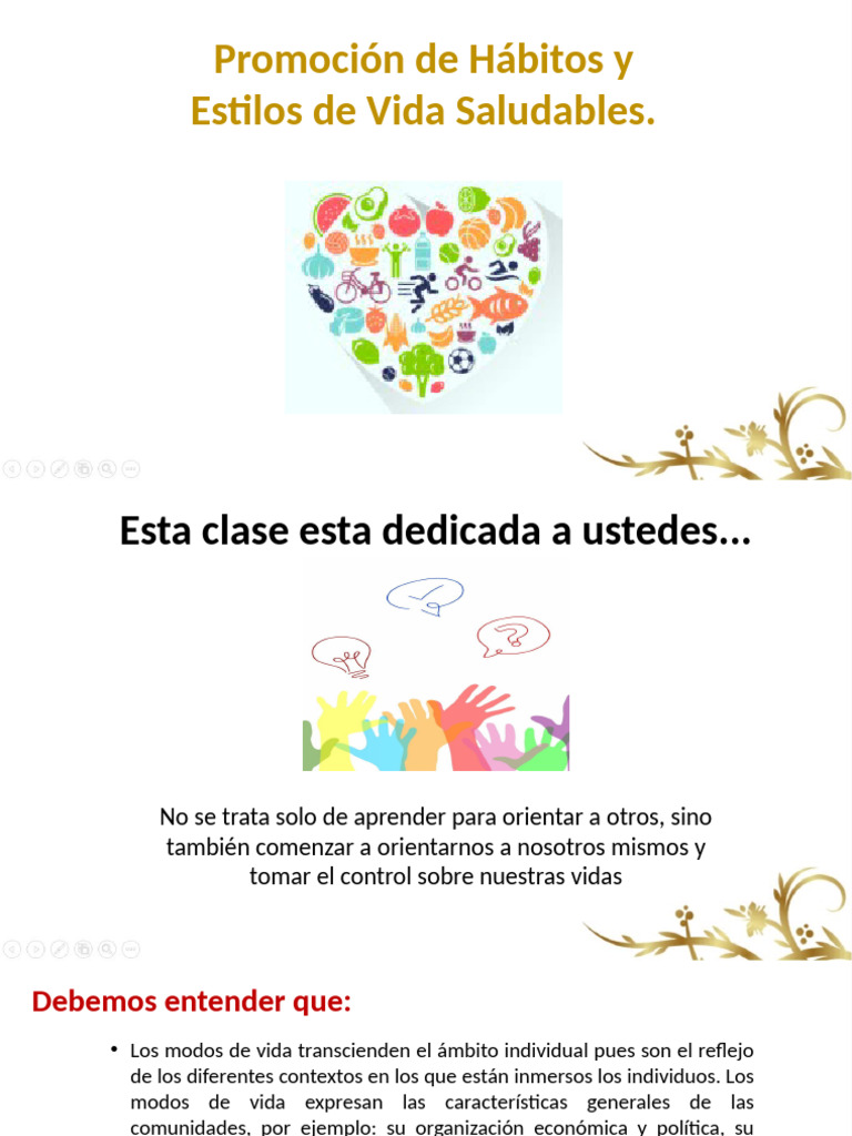 Hábitos y Estilos de Vida Saludables | PDF | Las emociones | Pensamiento