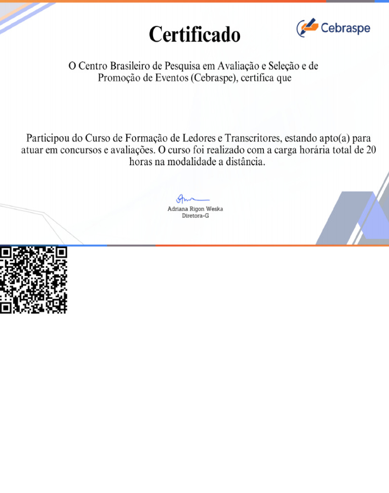 Certifica Do | PDF