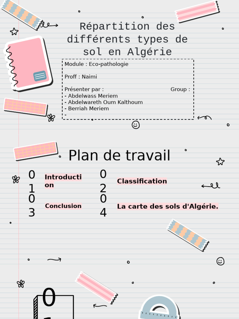Types de sols en Algérie : classification et carte | PDF | Sol ...