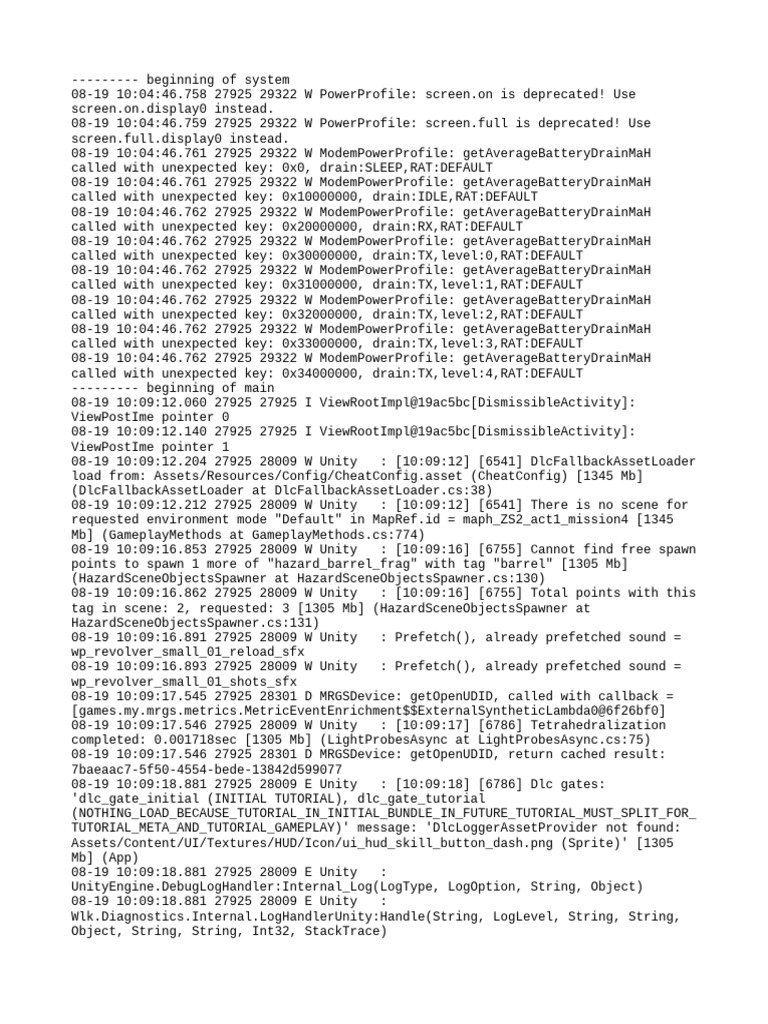 Mod Menu Log - Games - My.zombie - Shooter.fps | PDF | Operating System ...