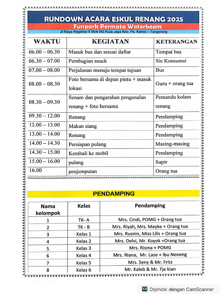 Rundown Acara | PDF