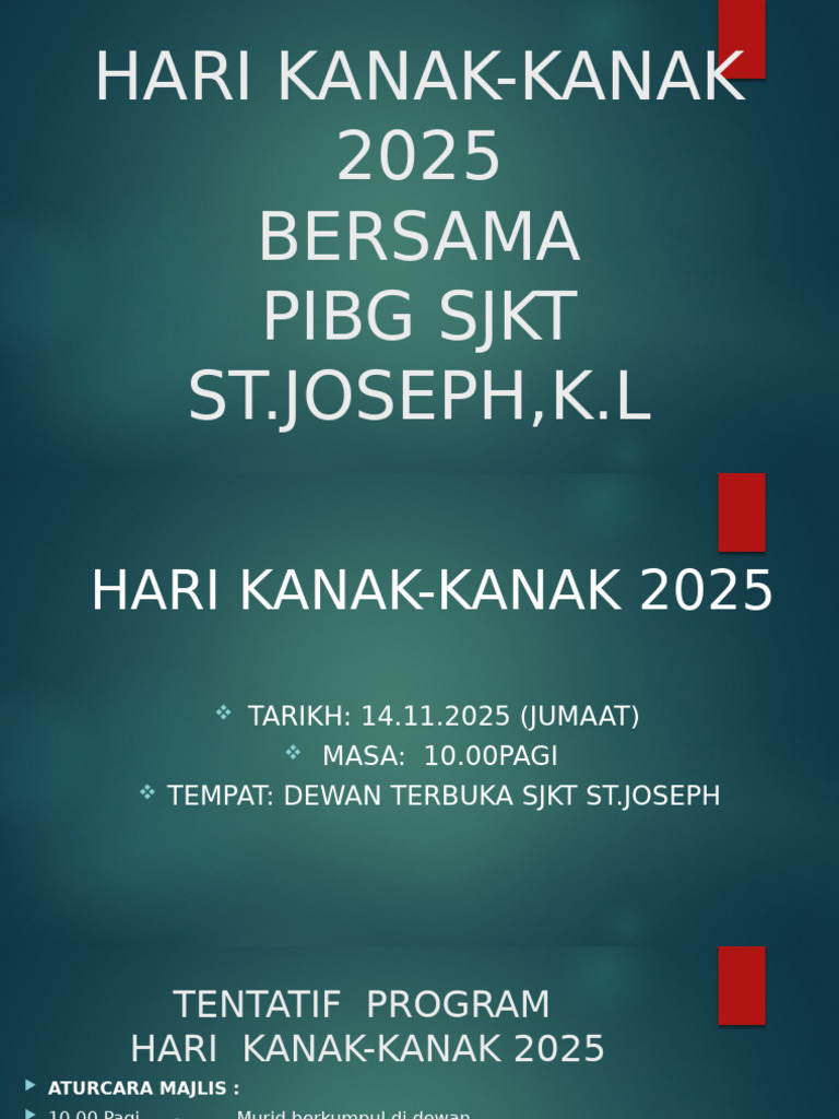 Hari Kanak-Kanak 2025 | PDF