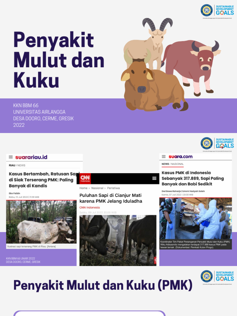 Penyakit Mulut dan Kuku pada Ternak | PDF