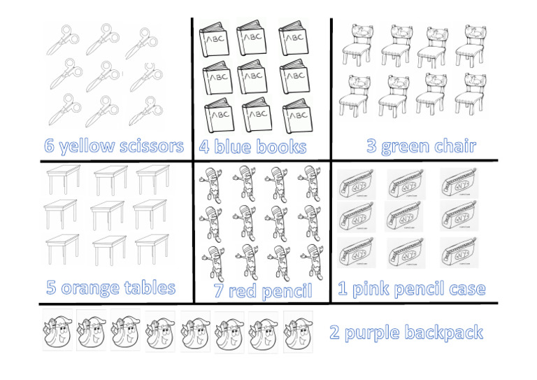 School Object Read and Count | PDF
