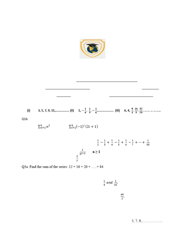 Sec Semester Maths Year 2 | PDF