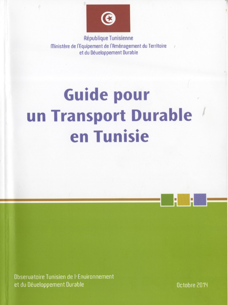 Transport Durable en Tunisie : Guide Complet | PDF | Transport ...