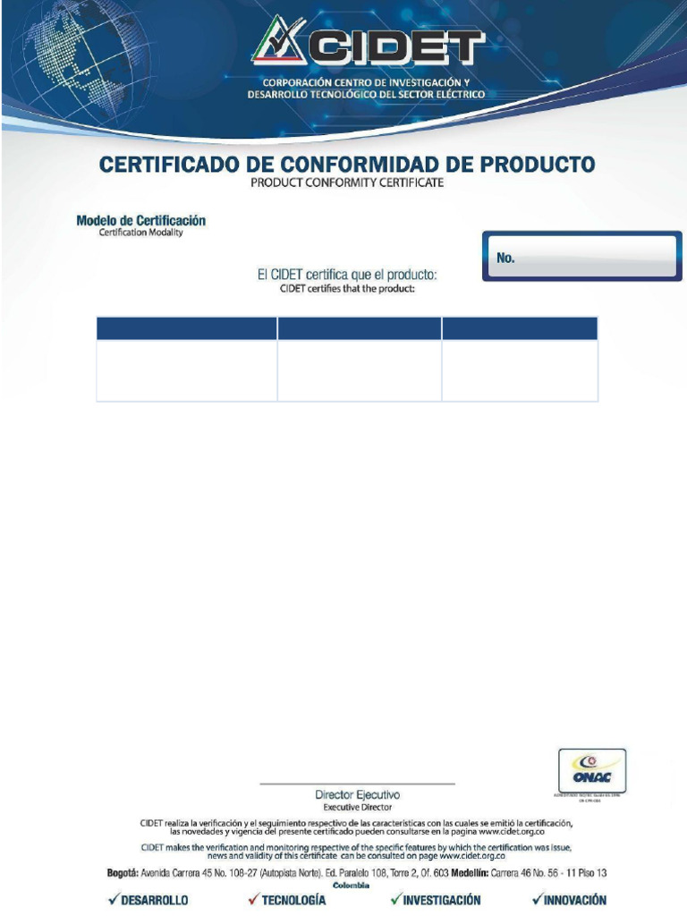 Cidet 2013 2014 Cofrecol | PDF