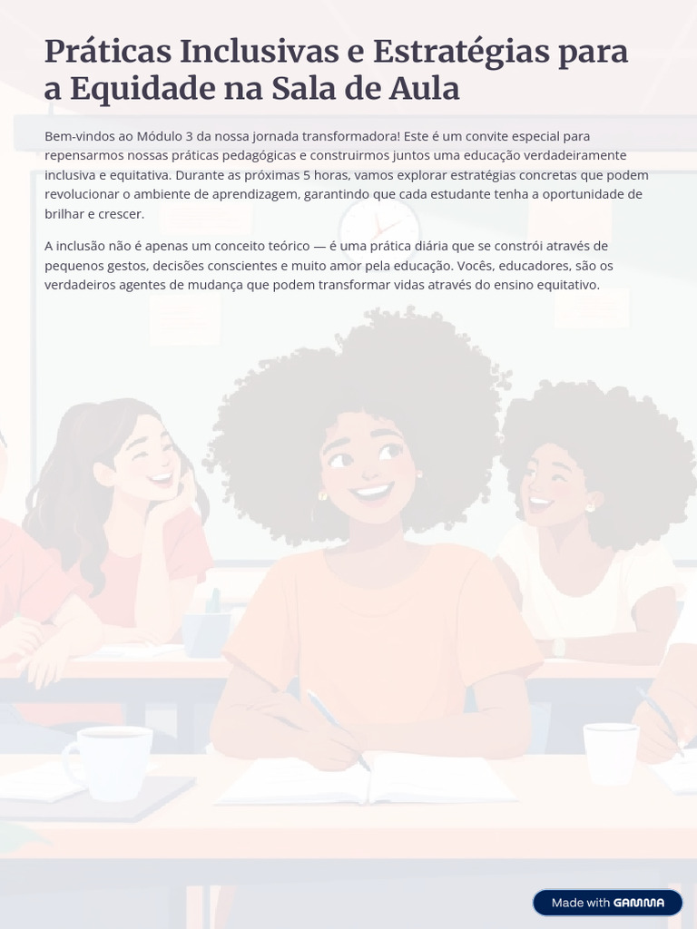 Práticas Inclusivas na Educação | PDF | Pedagogia | Aprendizado