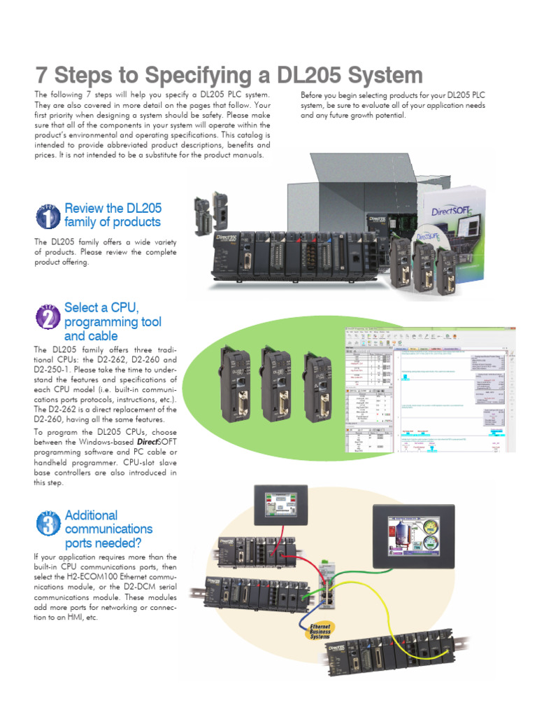 Specifying a DL205 PLC System Guide | PDF | String (Computer Science ...