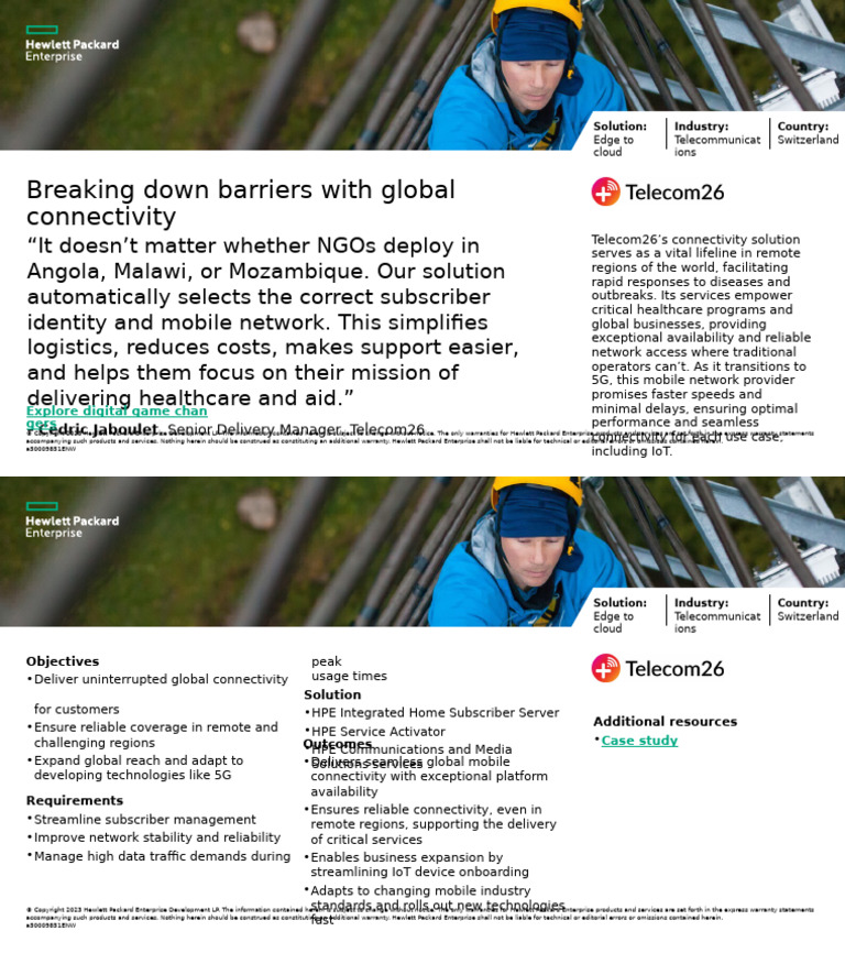 Global Connectivity Solutions for NGOs | PDF | Internet Of Things ...