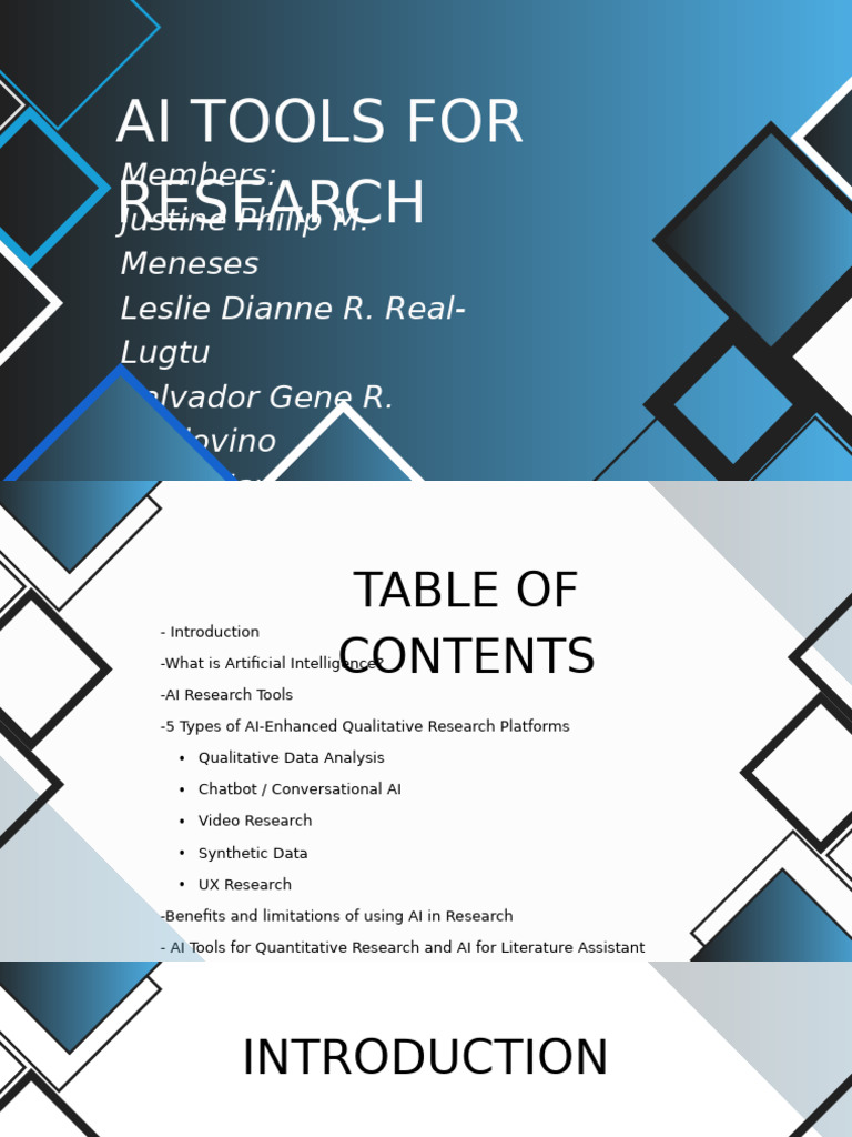 Group 5 AI Tools For Research Updated | PDF | Artificial Intelligence ...