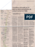 Científicos Identifican 53 Nuevos Sitios Prioritarios de Conservación en Chile