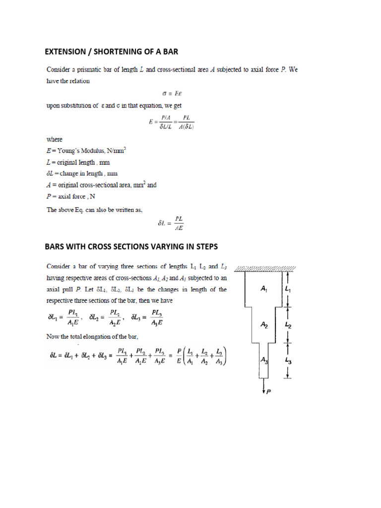 Axial Loads - Reading Assign1 | PDF