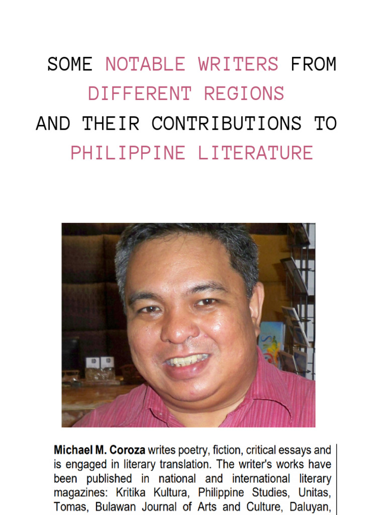 Q1 Lesson 2 AUTHORS FROM DIFF REGIONS | PDF