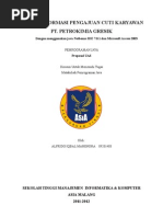Download Sistem Informasi Pengajuan Cuti Karyawan Pt Petrokimia Gresik by Edo Mahendra SN93983897 doc pdf
