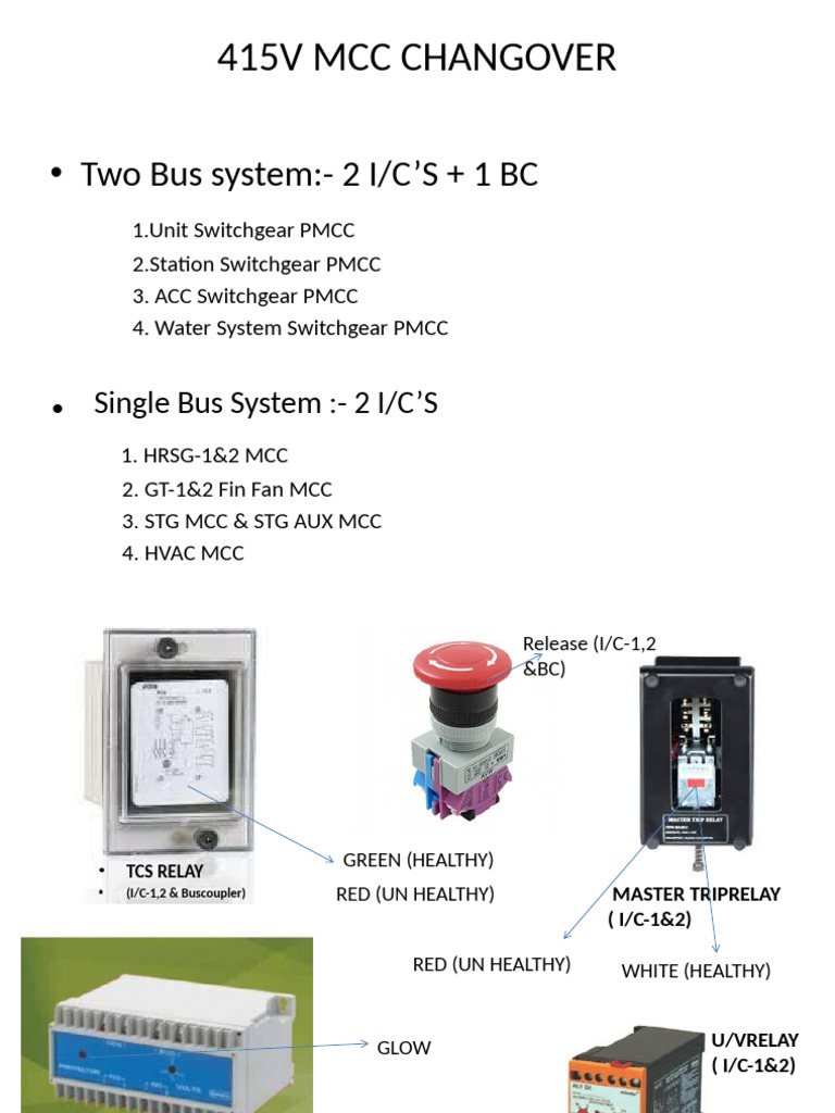 415V MCC Panels Change Over | PDF | Electrical Wiring | Electric Power ...